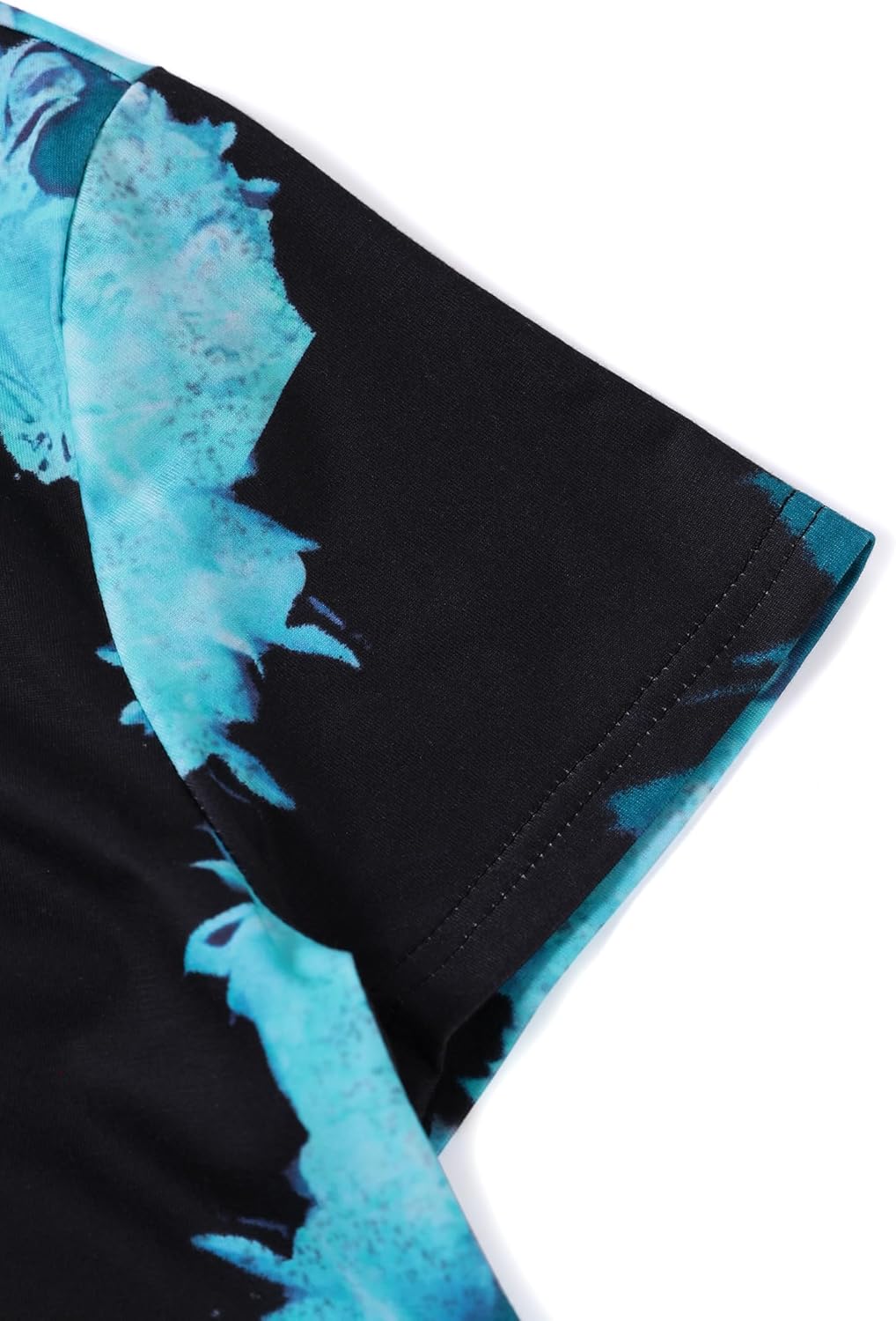 Remidoo Women's Tie Dye Short Sleeve Tee Crewneck Summer T Shirt Multicolor - Image 5