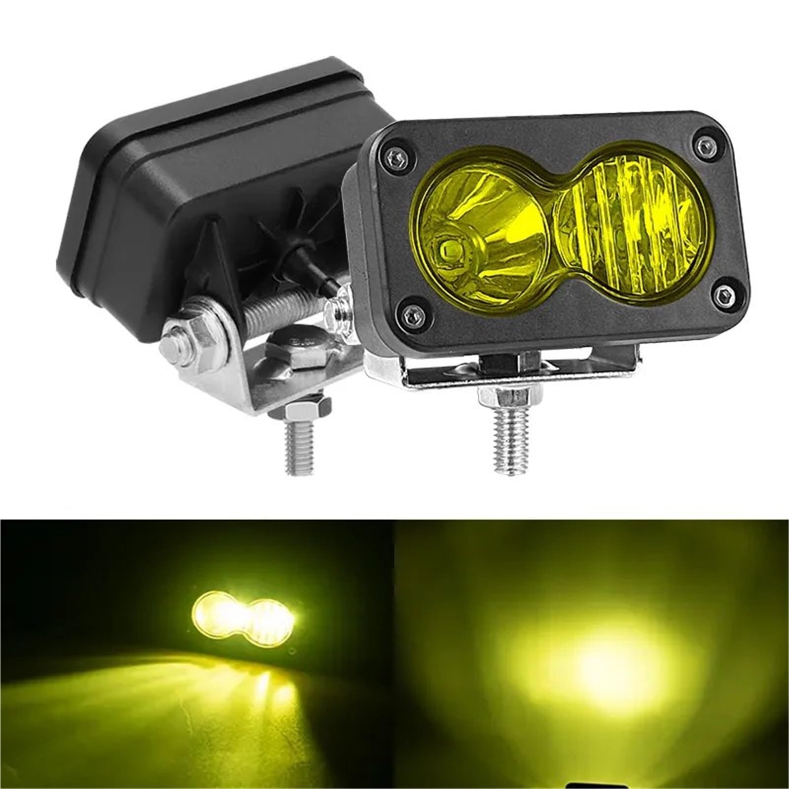 LED Fendinebbia Faro Da 3 Pollici Faretto Bianco/giallo Flood Led Pod Combo Per Camioncino Per Moto Suv 4X4 Faro Moto