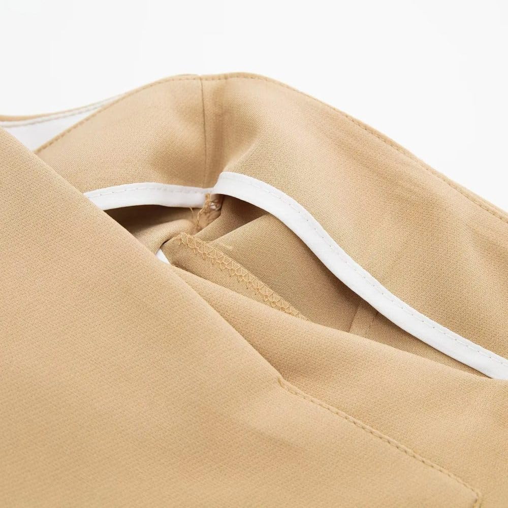 SWEPER Jupe Courte Femme - Asymétrique Femmes Shorts Jupes Printemps Taille Haute Fermeture Éclair A-Ligne Décontracté Skorts Femme Pantalons Courts