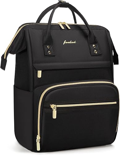 Miniatura 9 de Bolsas para laptop para mujer, mochila para enfermera mochila para profesores de 15.6 pulgadas con puerto USB, mochila casual antirrobo, bolsa de