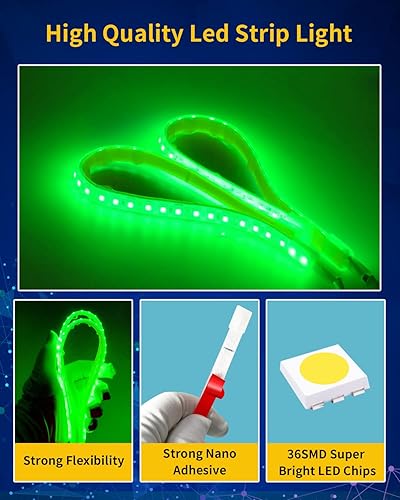 Miniatura 4 de DUOFU365 Tira de luz LED para barco, 12 V, impermeable, para interior de barco marino, cortesía, cubierta, luces de navegación cortables para