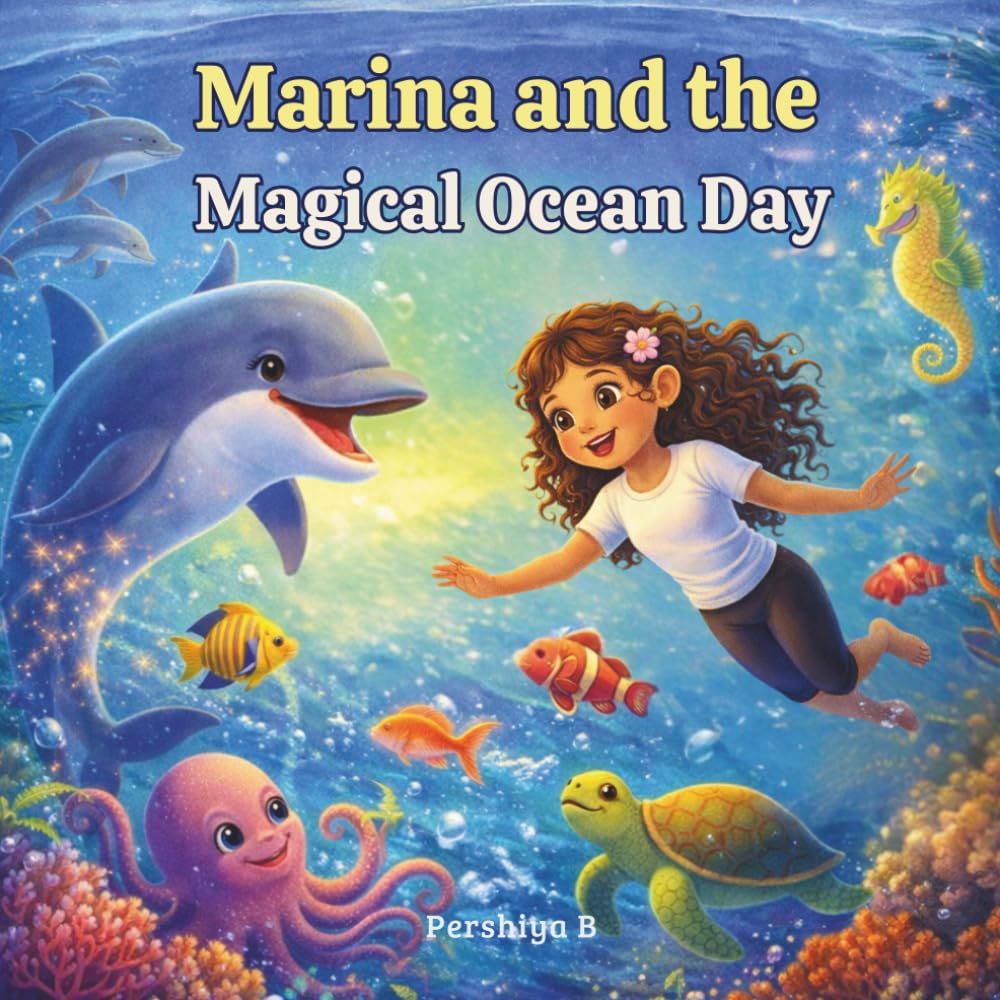 Marina and the Magical Ocean Day: A Gentle Bedtime Story About Ocean, Marine Animals, Kindness, and Adventure (Marina Ocean Adventures)