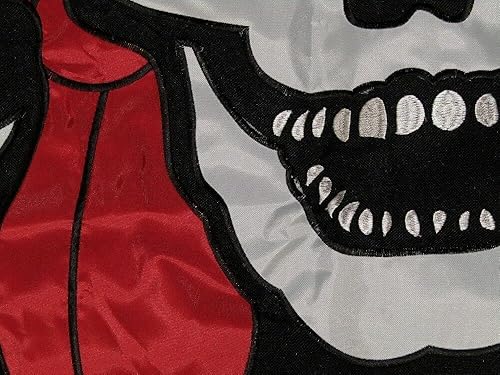 Miniatura 7 de Premium 3x5 Embroidered Sewn Pirate Scarf Synthetic Cotton Flag 3'x5'