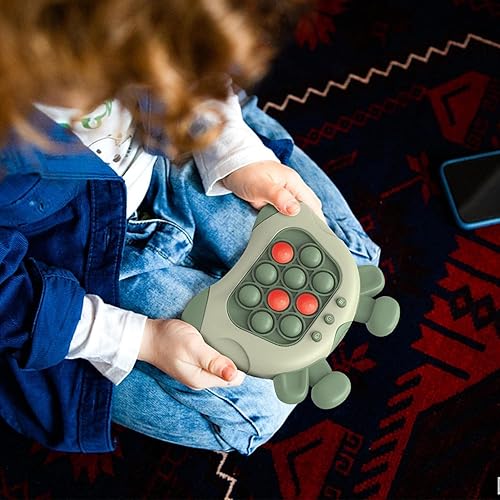 Miniatura 6 de Juego de burbujas de empuje rápido, juego de empuje rápido con luz para reventar, juego de mano, juguetes sensoriales para ansiedad para niños de 6