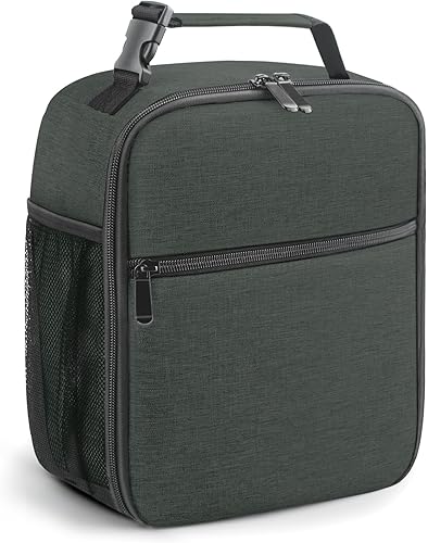 Lonchera para hombres y mujeres, lonchera reutilizable para adultos, pequeña lonchera aislada, bolsa de almuerzo para oficina, trabajo, picnic,