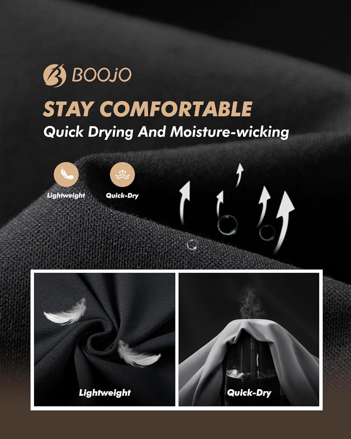 5 Pack Athletic Basketball Boys Shorts - Black Quick Dry Kids Youth Teen Shorts with Pockets for Soccer Running - Image 2