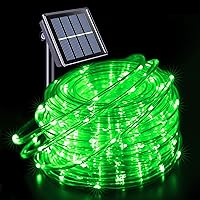 Vista 31 de JMEXSUSS Accesorios para cama elástica, 200 luces LED para trampolín, 66 pies, IP65, impermeables, luces solares para campamento, 8 modos, cuerda