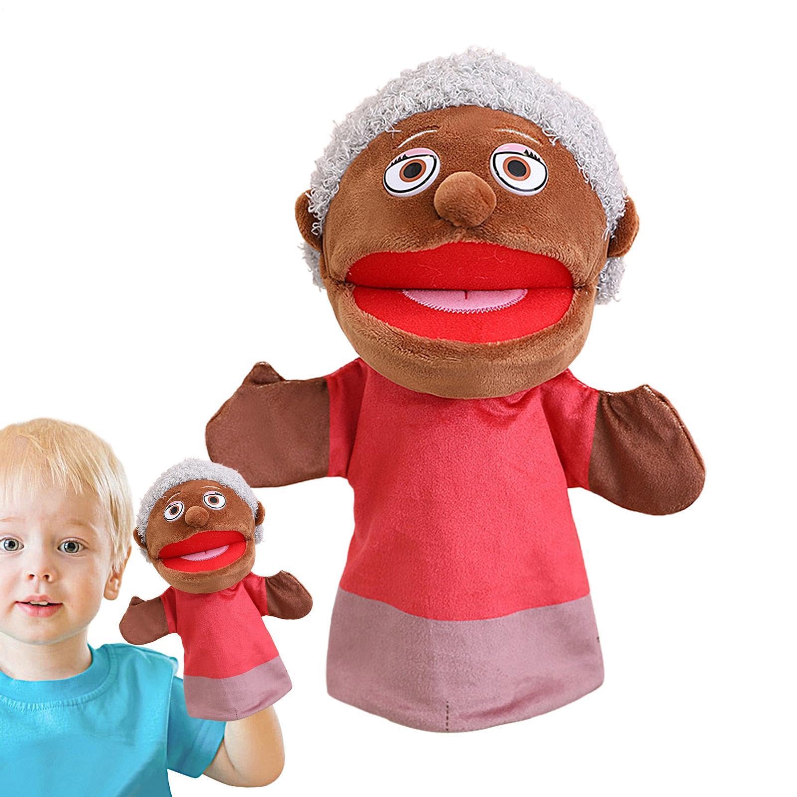 Family Puppets For Kids | School Home Puppet | Interactive Theater Shows Puppet, Role-Play Toy Puppets With Movable Mouth For Kids Teens