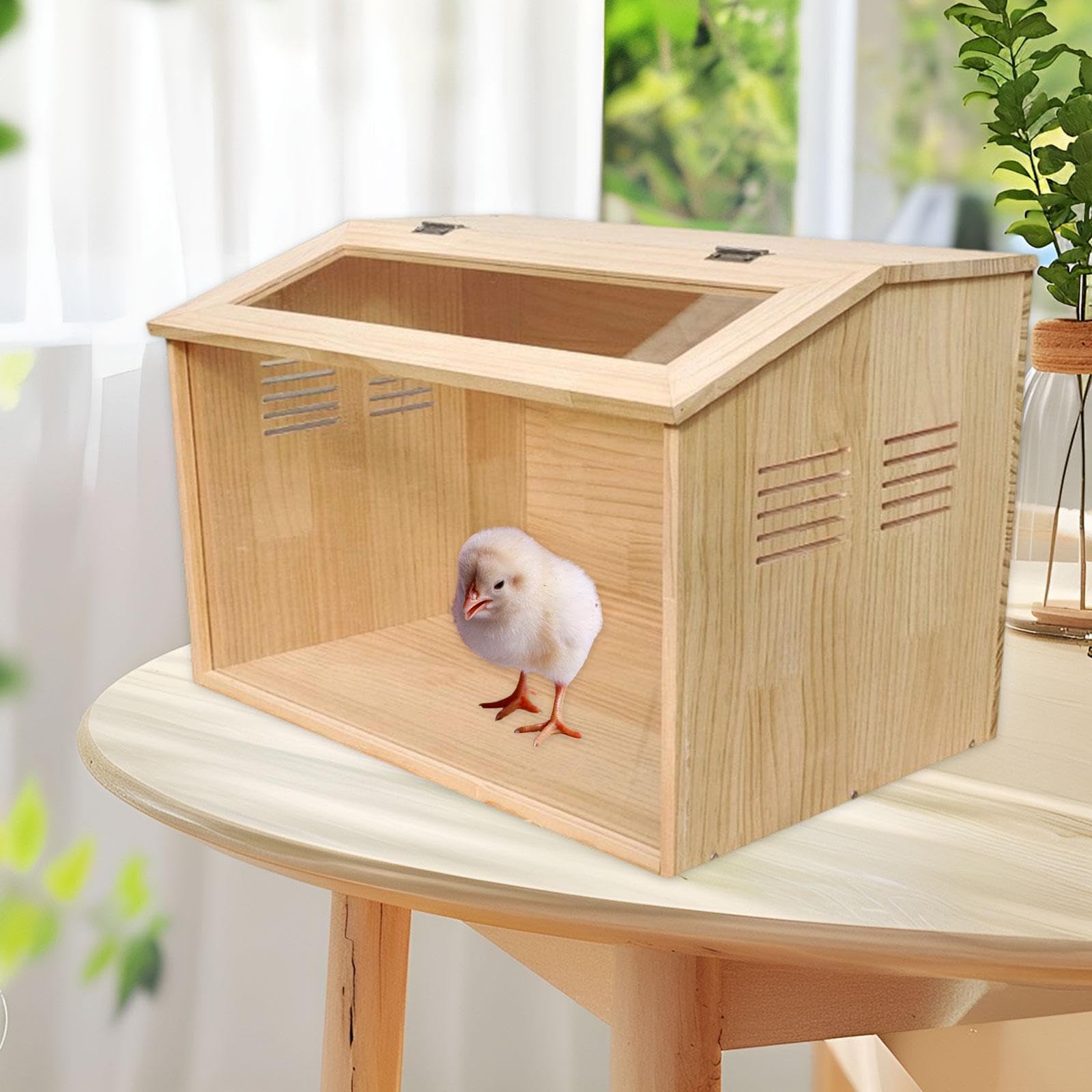 Sharplace Incubadora de, Gallinero, Hábitat para Mascotas, Hábitat para Animales Pequeños, Hámster, Transparente, Versátil, Jaula para Codornices, Gall, 40x30x30cm