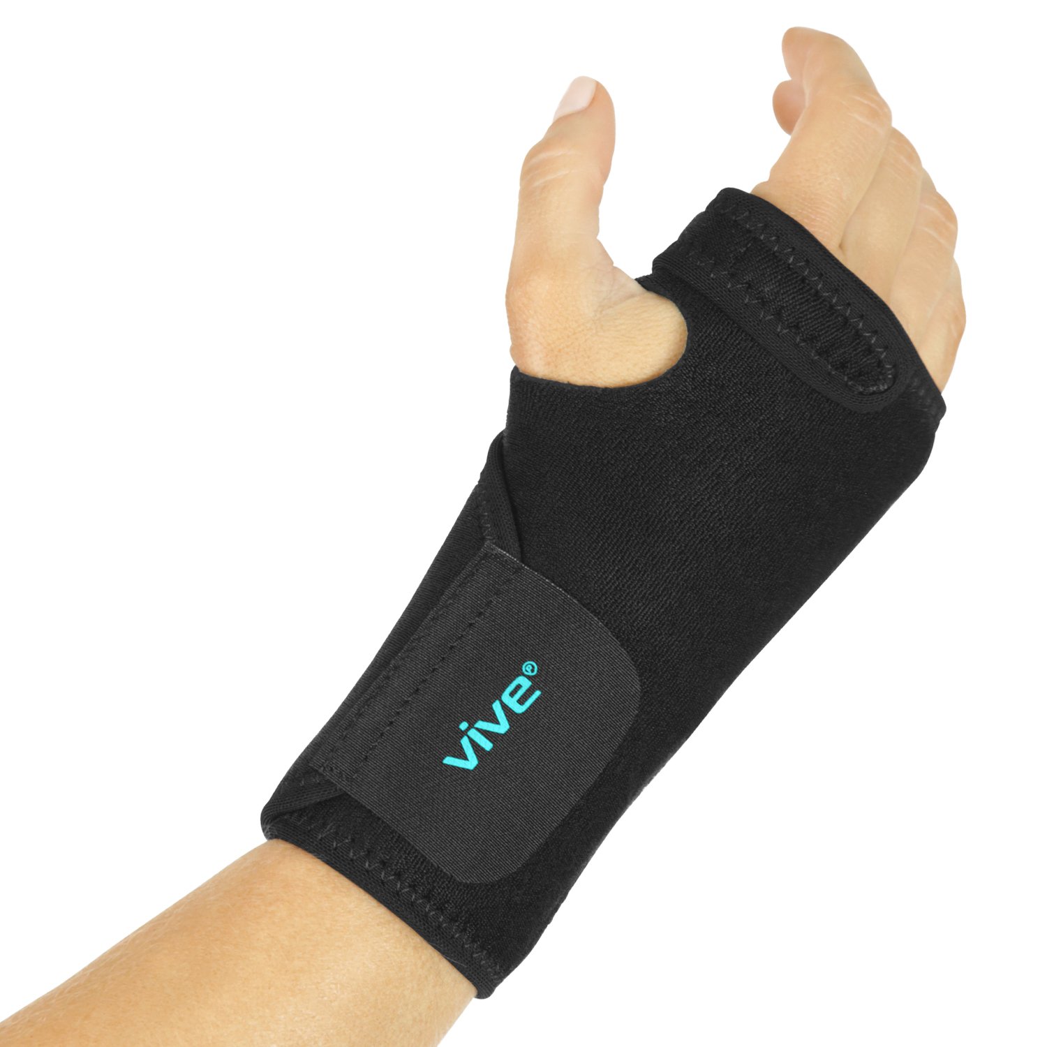 Vive Wrist Brace Carpal Tunnel Hand Compression Support Wrap for Men