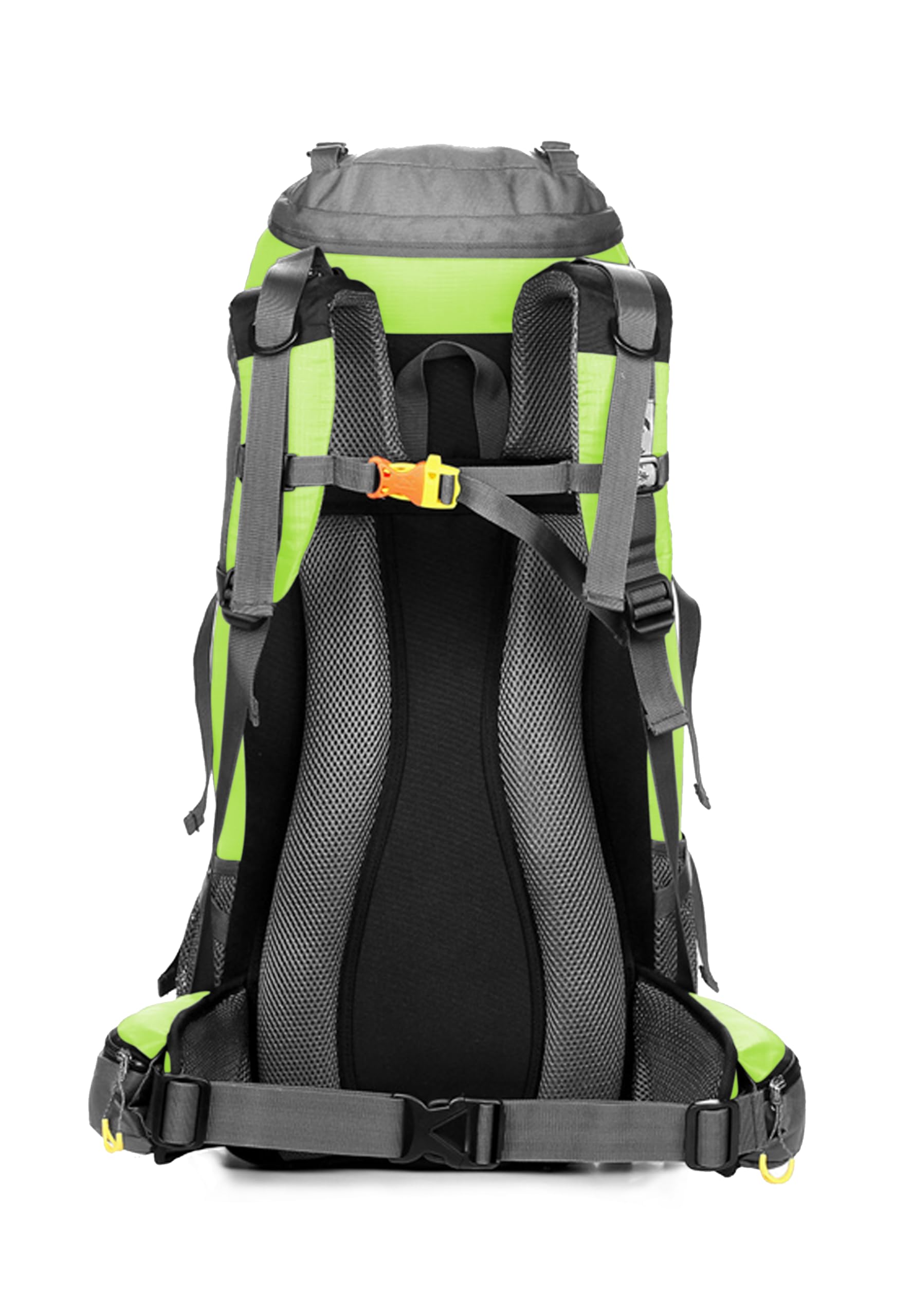 Maity Leichter Wanderrucksack 50L multifunktionaler schwarzer Wandercamping Outdoor kleiner Rucksack Männer und Frauen atmungsaktiver wasserdichter Rucksack für Wandern