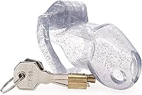 Vista 8 de Dispositivo de castidad para hombre, ligero, de resina de grado médico , Negro