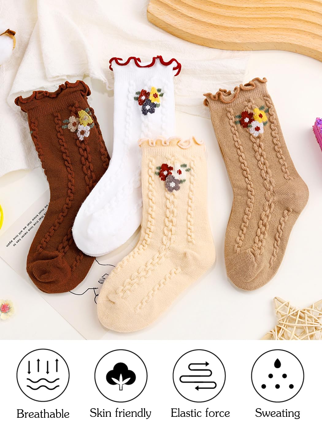 Fruit of the Loom Girls Lightweight No Show Socks 10 Pair, 10.5-4, Black