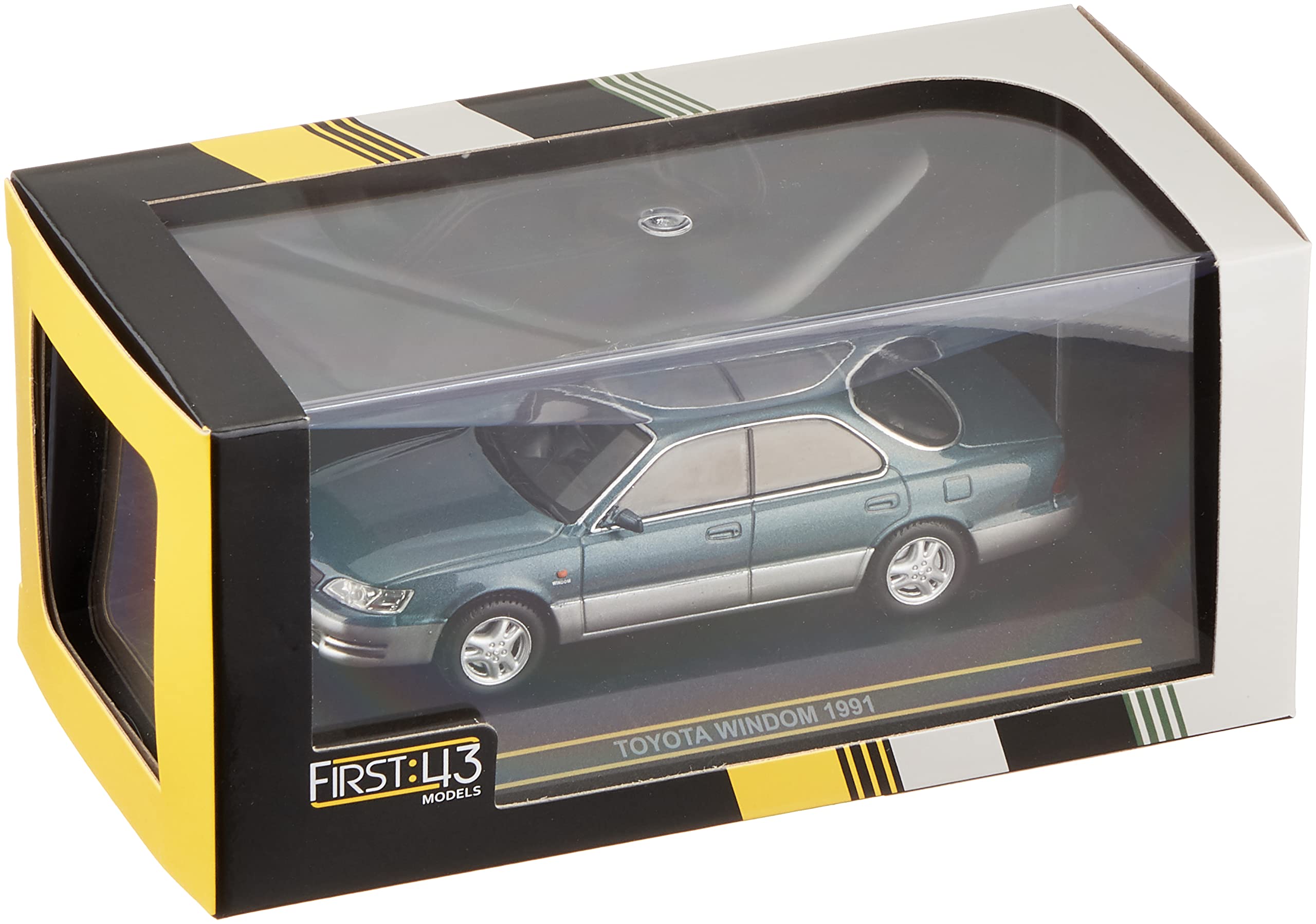 トヨタ　WINDOM 店頭レプリカ　ブラック Amazon | FIRST:43 1/43 トヨタ ウィンダム 1991 ダーク