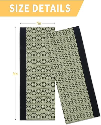 Miniatura 6 de Juego de 2 fundas para manijas de puerta de refrigerador verde salvia para lavavajillas, microondas, horno, nevera, estufa, electrodomésticos,