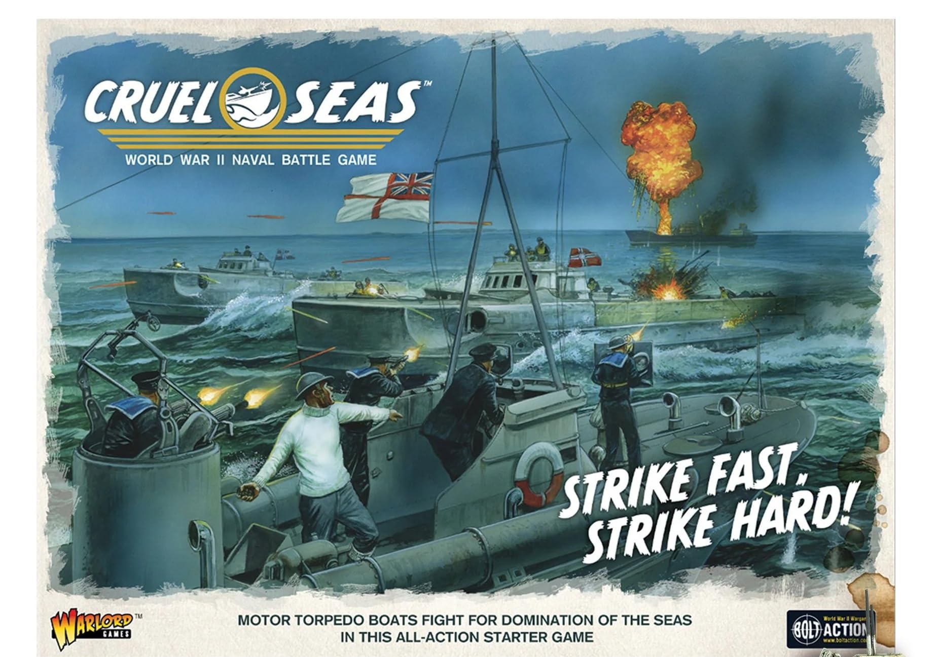 Cruel Seas 781510001 Strike Fast Strike Hard! (Starter Set) NO BOAT