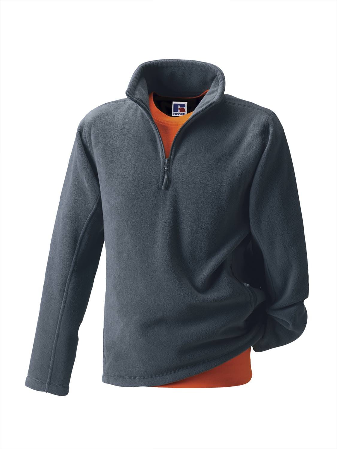 Russell Europe 1/4 Zip Outdoor Fleece - French Navy - M
