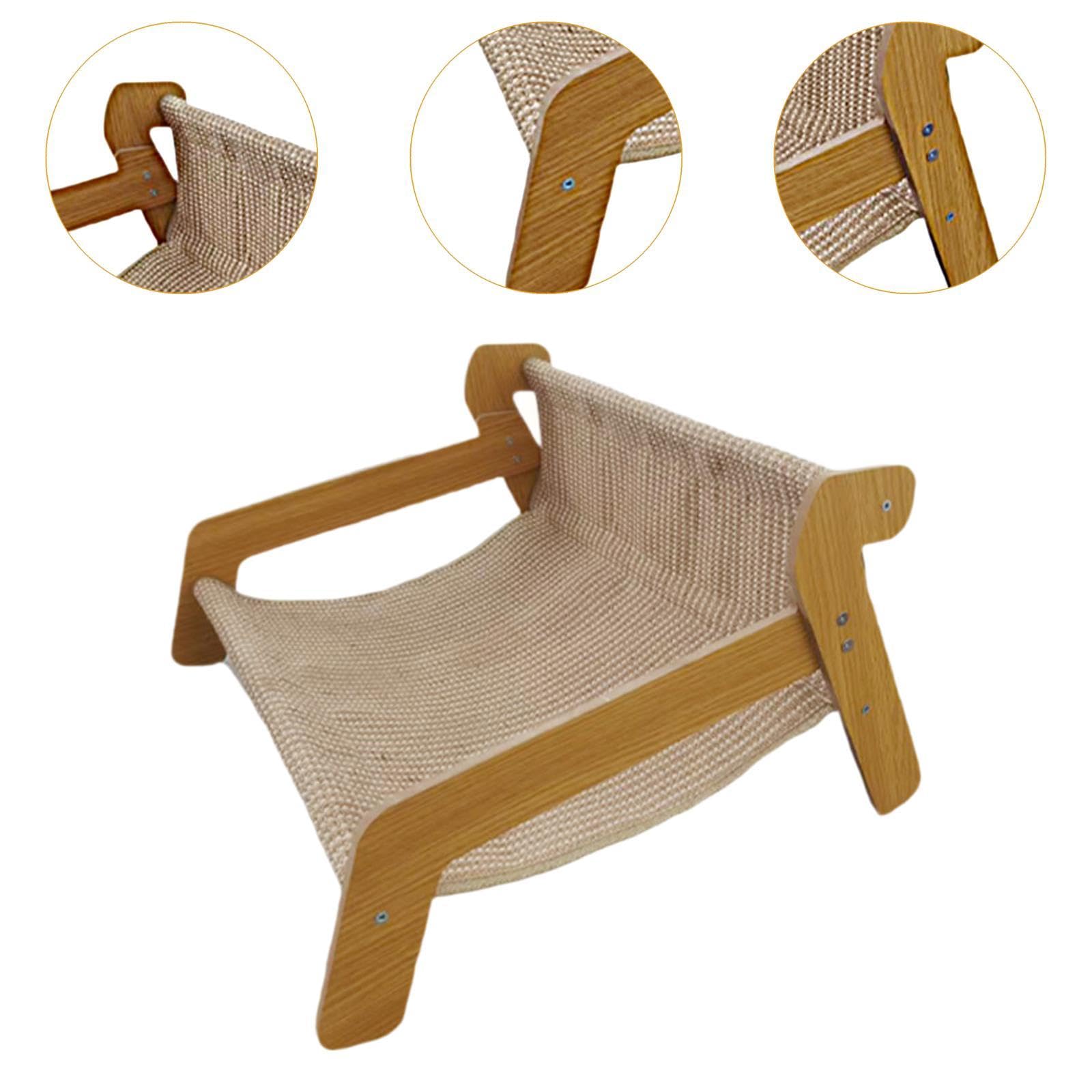 Milageto Griffoir en Carton pour Chat, lit surélevé Moderne et élégant pour Chat, 45cmx52cmx28cm