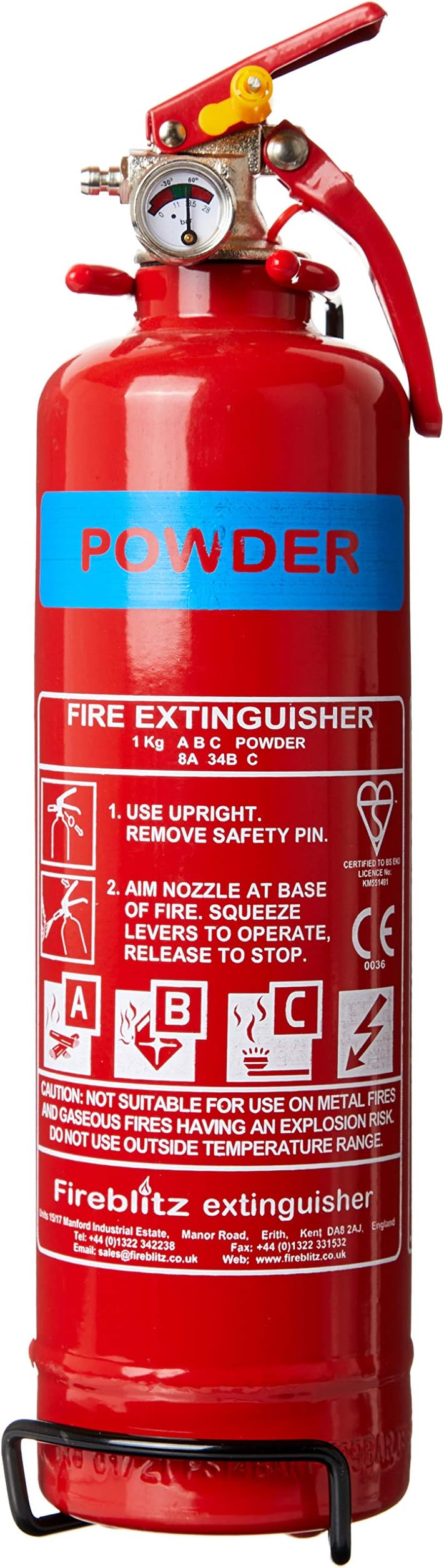 Fireblitz FBP1/B Dry Powder Fire Extinguisher