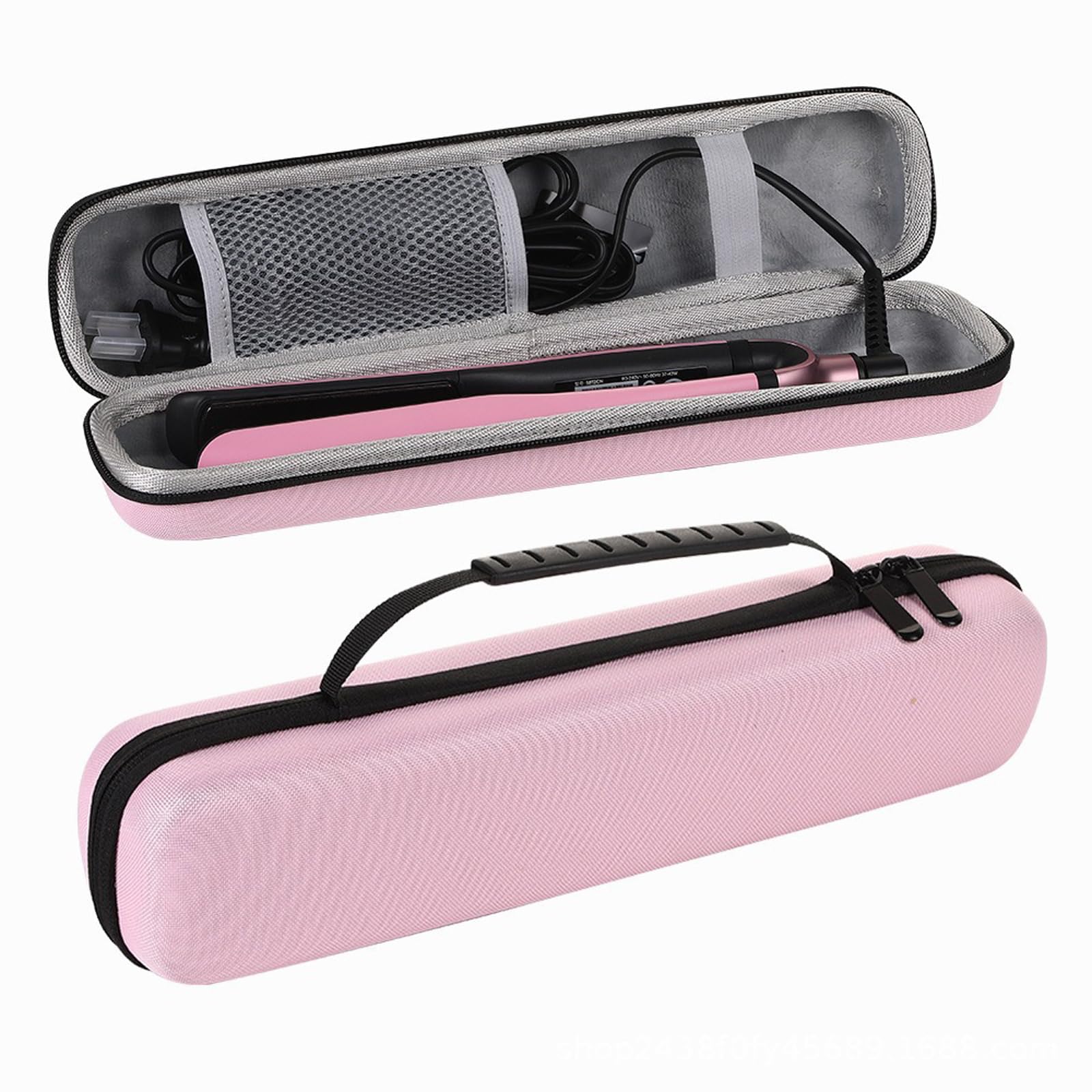 HENYGEN Professional Hair Dryer Accessories Storage Pouches with Soft Flannel Interior and Sturdy Oxfords Fabric Portable Hair Artist Bag