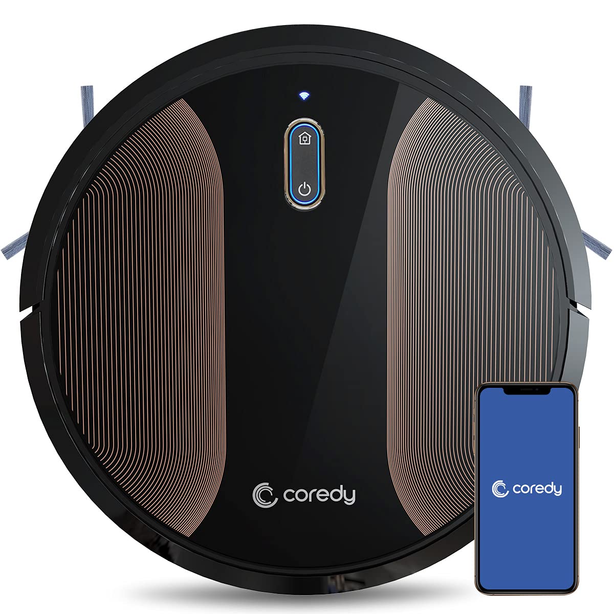 Coredy R580 Robot Vacuum Cleaner, WiFi, App Controls, 2000pa High