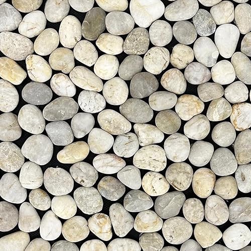 Miniatura 7 de Rutledge & King River Rock - Tapete para interior y exterior, tapete para puerta de entrada interior, tapete de piedra de River Rocks, tapete para