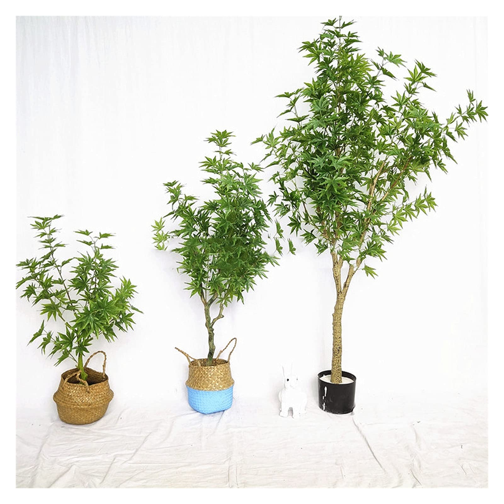 Artificielle Bonsaï Faux Plantes en Pot de Petites Plantes artificielles Petites Plantes d'érable, for la décoration de la Salle de Bureau à Domicile, 35 Pouces de Hauteur Plante Artificielles