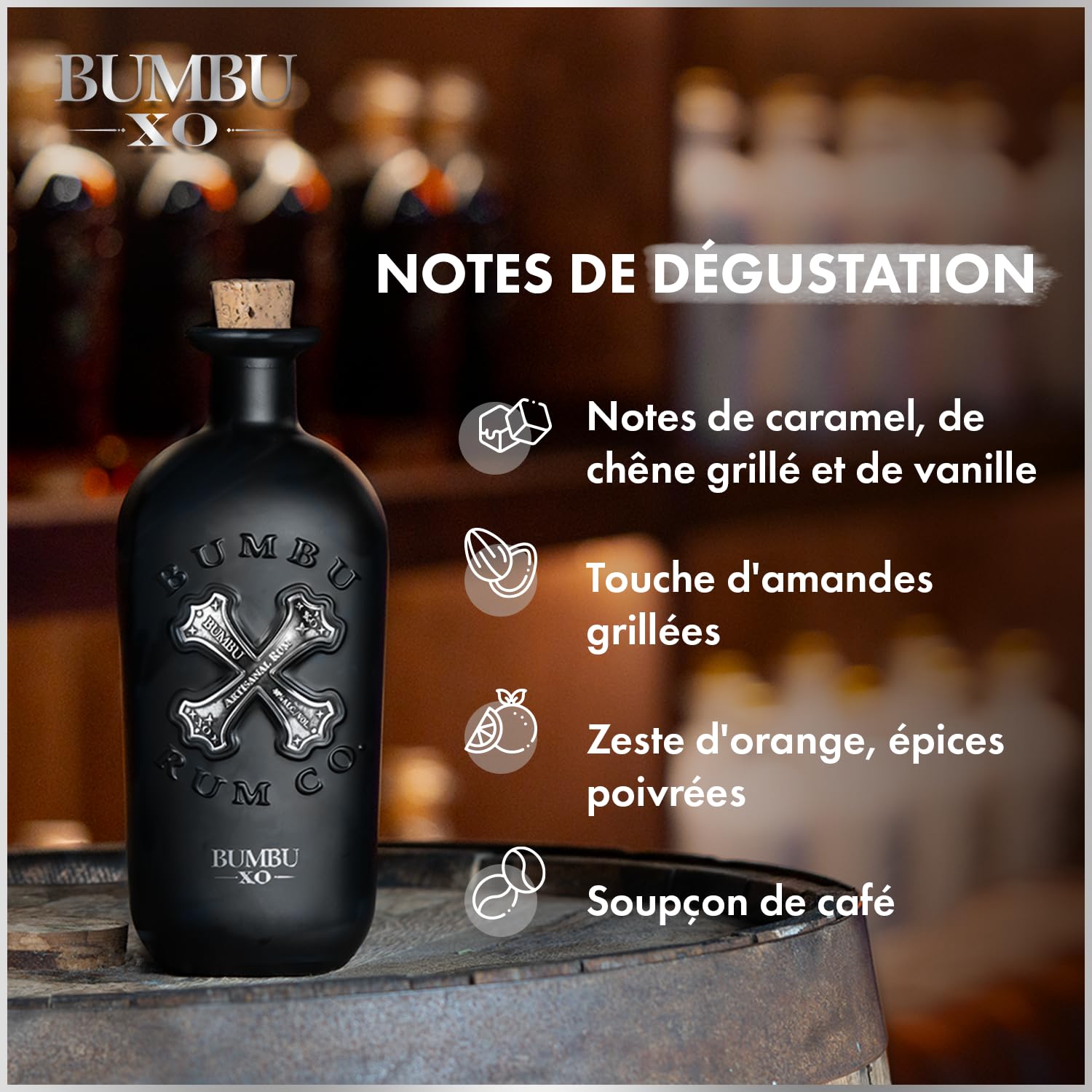 BUMBU XO Rhum avec étui - 40%, 70cl