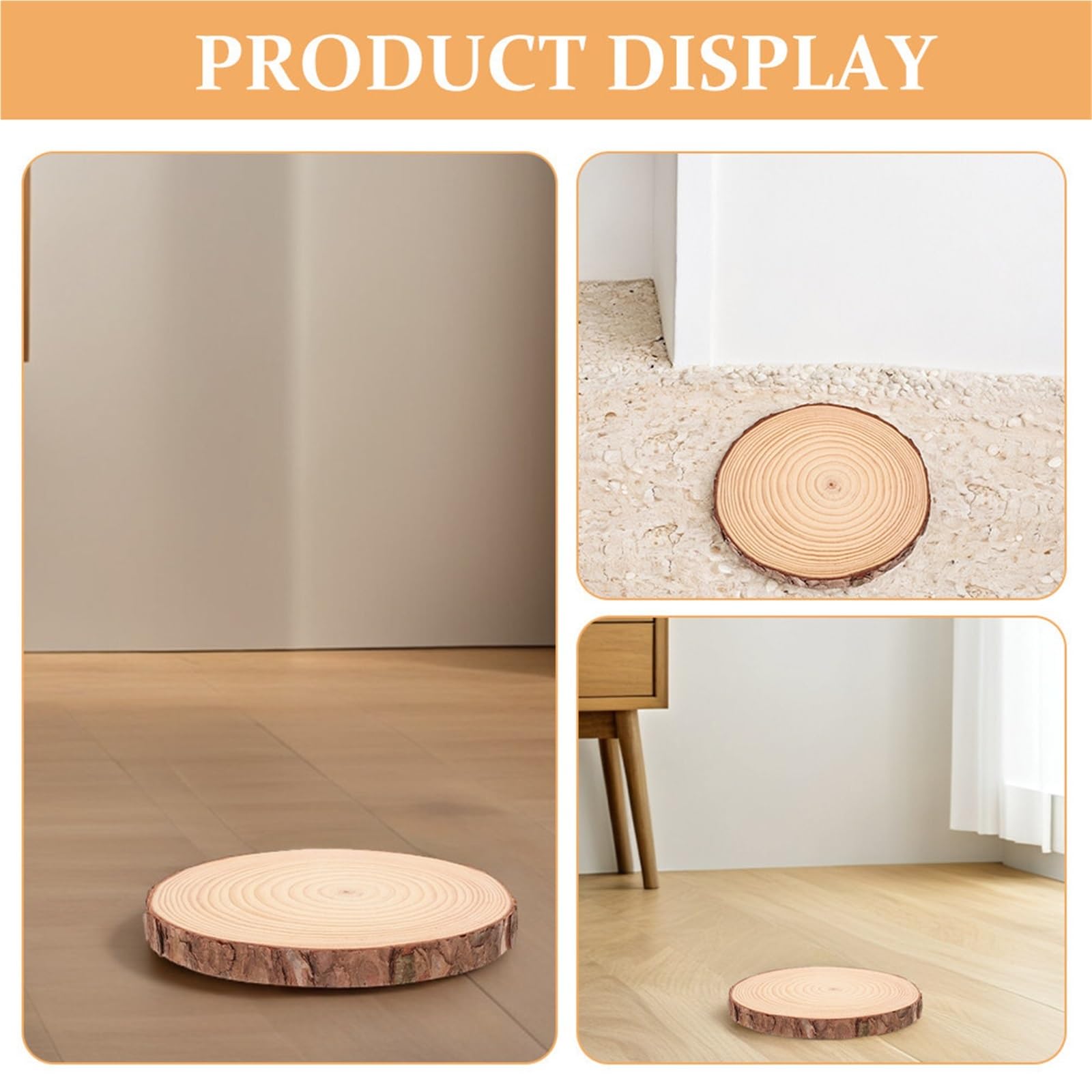 Pas Japonais Jardin Tremplins en bois for l'extérieur, 2 pièces