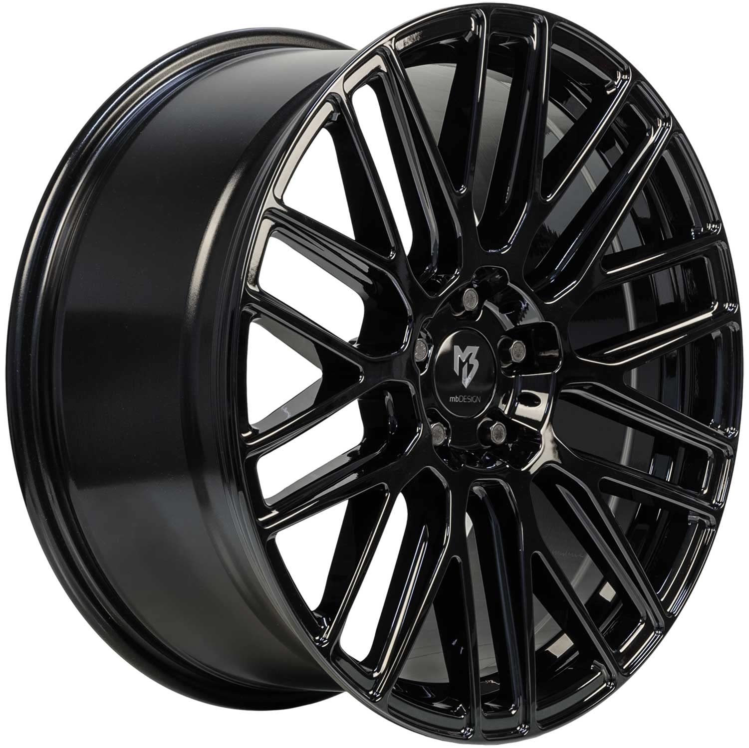 Llanta MB Design KV4 7.5Jx18 ET35 5x112 Glanzschwarz compatible con Aiways U5