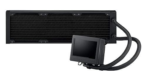 Vista 113 de ASUS ROG Ryujin III 240 - Enfriador líquido todo en uno con radiador de 9.449 in. Bomba Asetek de 8ª generación, 2 ventiladores Noctua industrialPPC