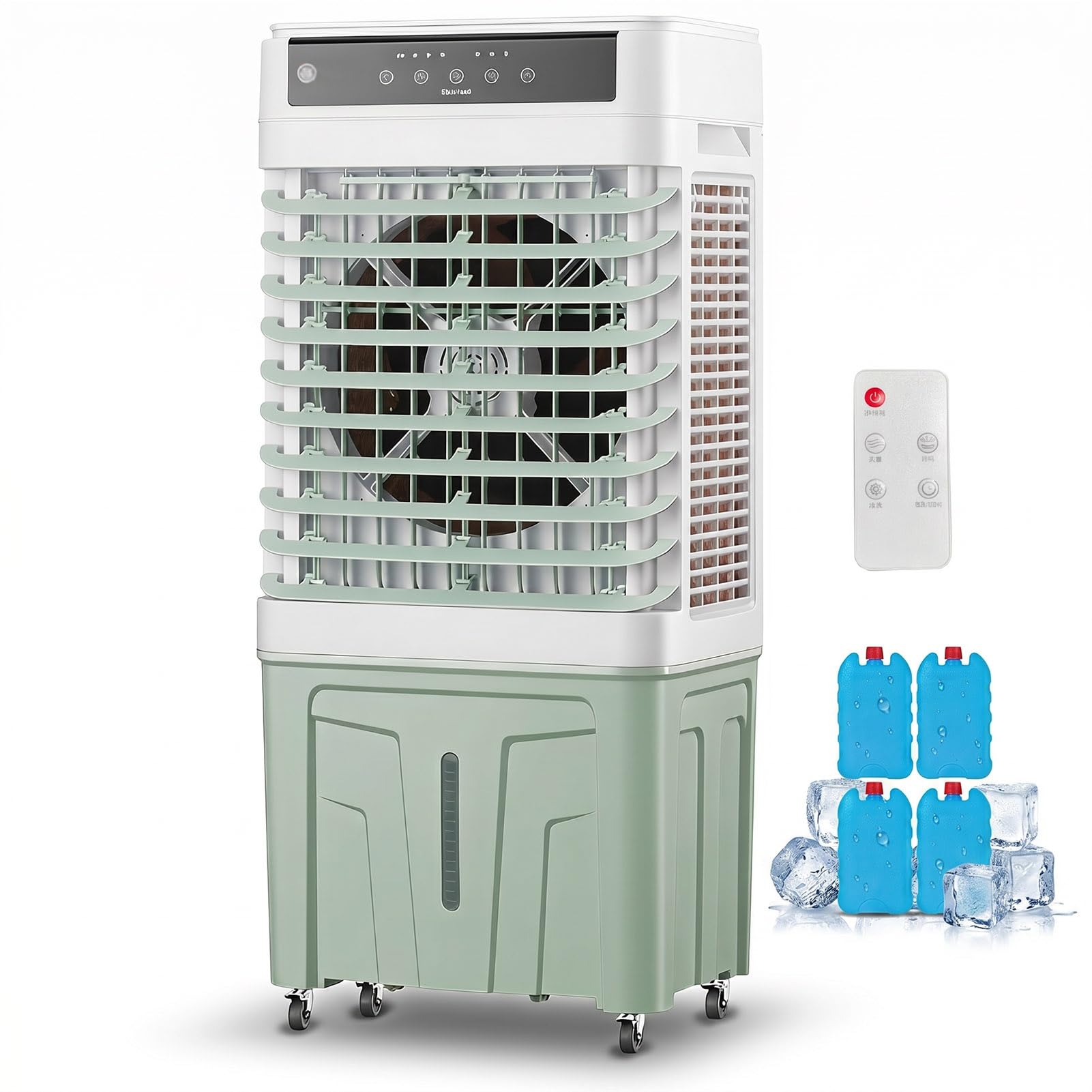 Large Evaporative Air Cooler, 45L Portable Air Conditioning, Remote Control