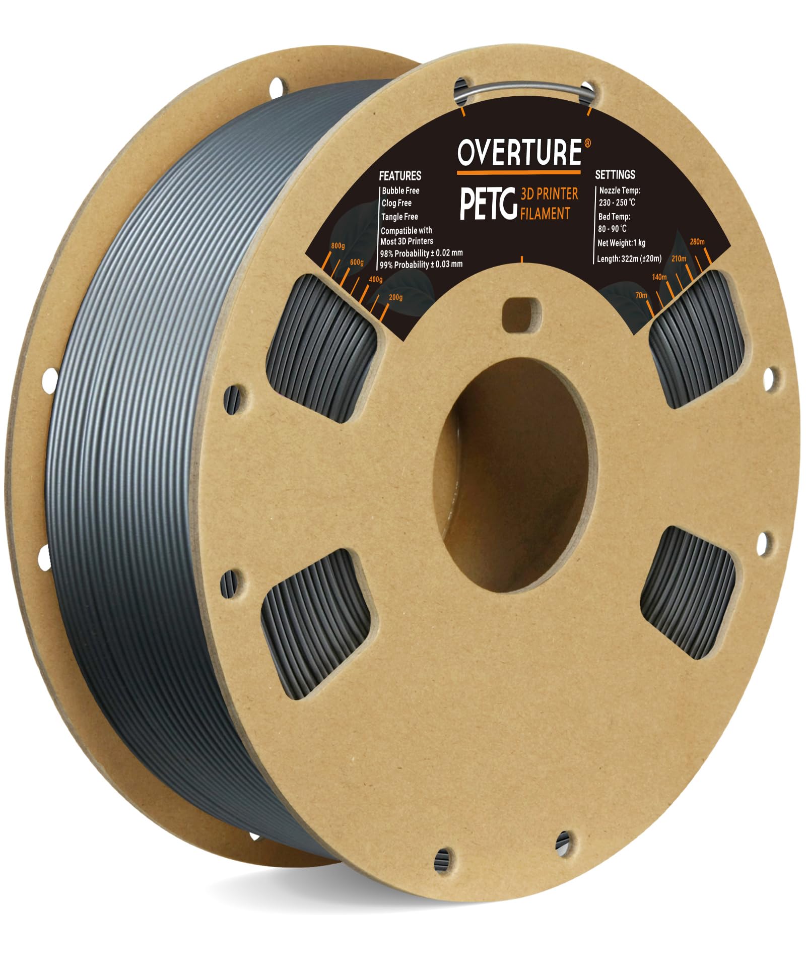 Amazon.co.jp: OVERTURE PETG フィラメント 1.75mm、3D プリンター 