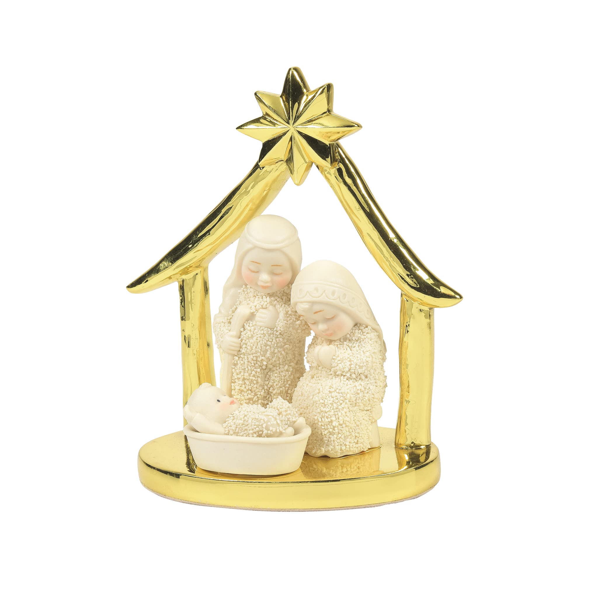 Department 56Snowbabies Frosty Frolic Star of Wonder Nativity Figurine, 4.33 Inch, Multicolor