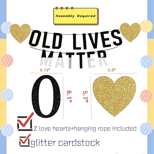 Miniatura 2 de Cartel de cumpleaños número 50 aniversario de boda, divertido cartel de cumpleaños con purpurina para fiesta de cumpleaños de 50 años, suministros