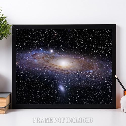 Miniatura 5 de Make Em Laugh Póster de astronomía La galaxia de la Vía Láctea Impresión artística sin marco de 11 x 14 pulgadas Póster vintage para academia