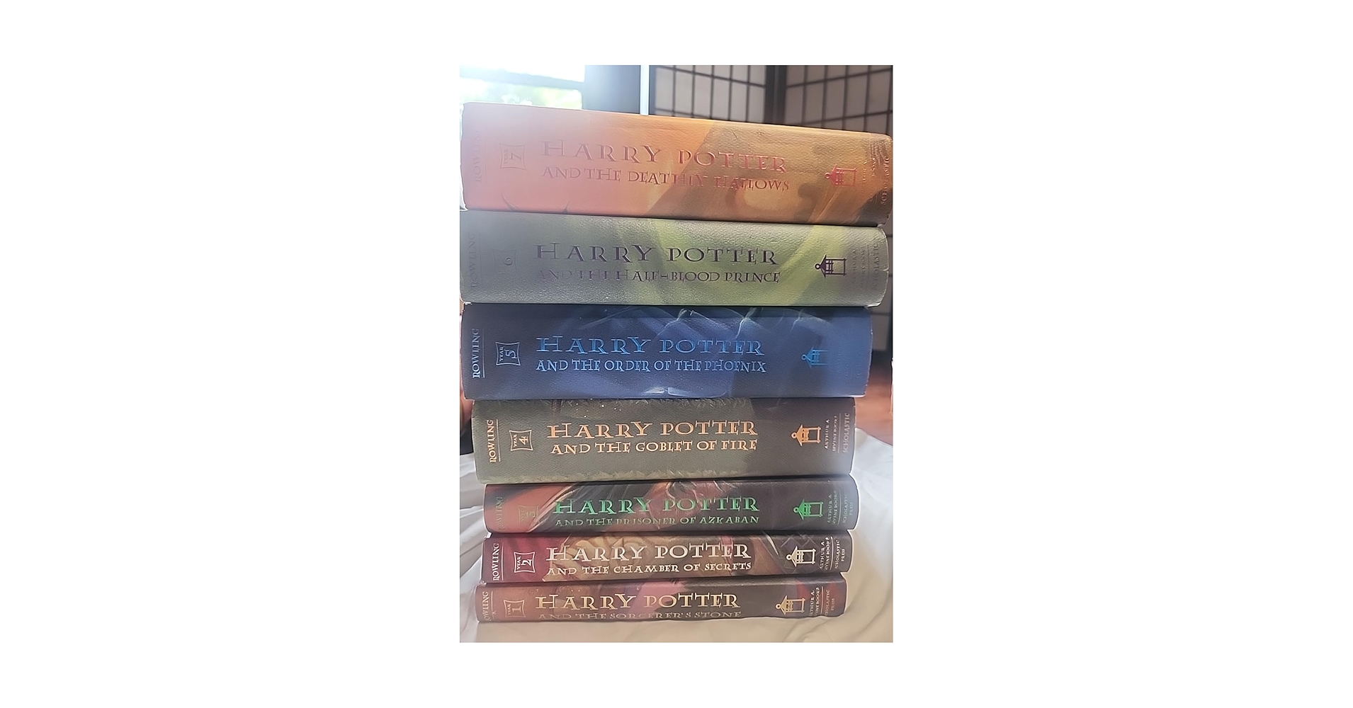 Harry Potter Hardcover Boxed Set: Books #1-7 [With Stickers
