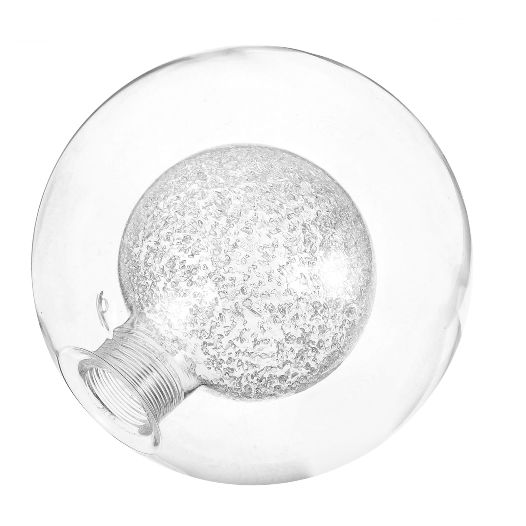 Parliky Retro Lampshade Grey Glass Ceiling Lamp Shades Socket for Lighting Fixtures
