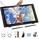 Drawing Tablet with Screen XPPen Artist 22R pro Computer Graphics Tablet 120% sRGB with Battery-Free Stylus Full-Laminated Technology, 21.5 inch Pen Display with 20 Shortcut Keys & 2 Red Dial(Black)