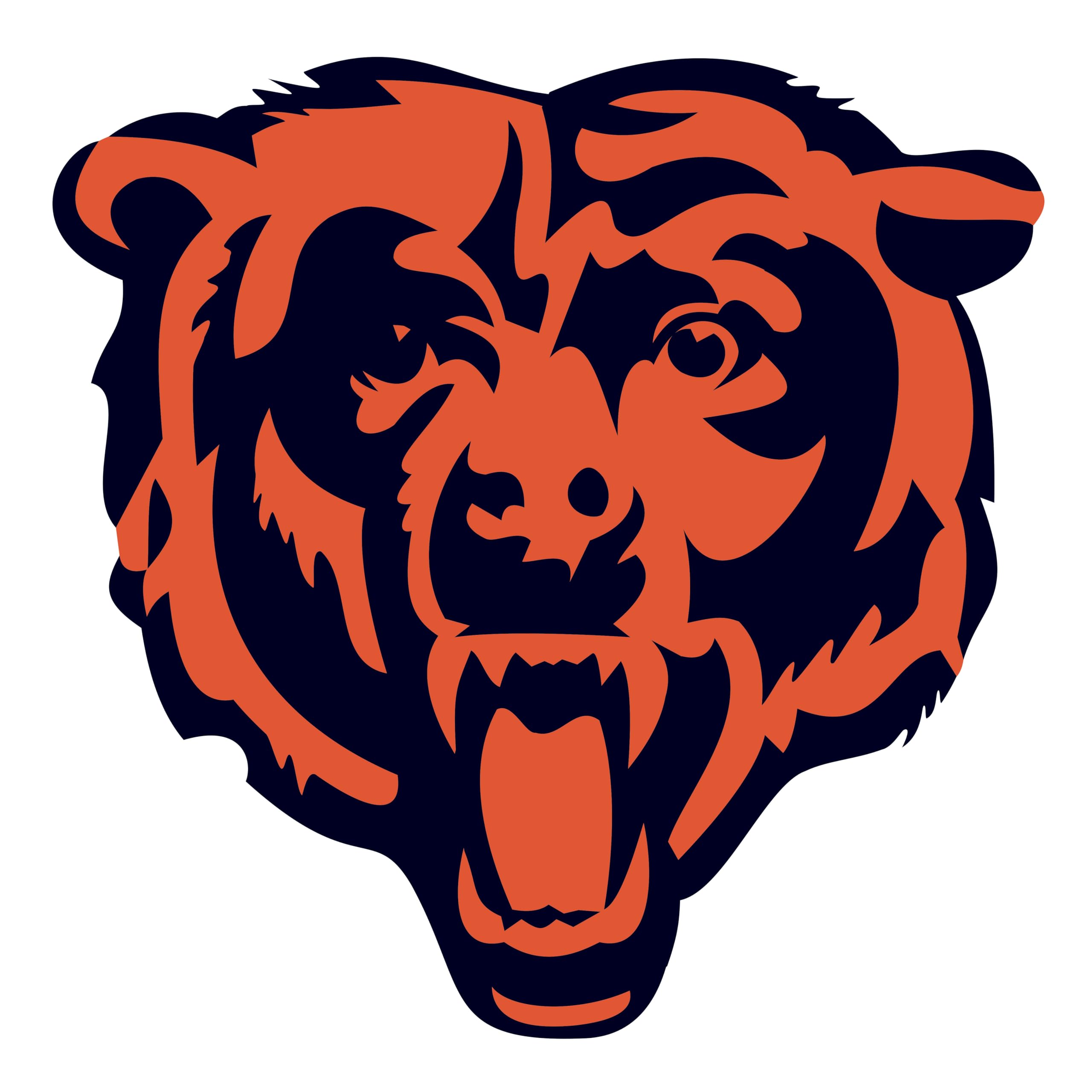 Siskiyou Sports NFL Fan Shop Chicago Bears Logo Magnete 20,3 cm Bogen Teamfarbe