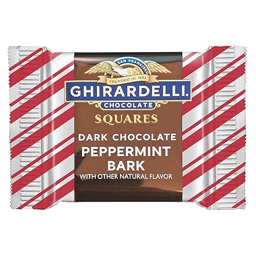 Miniatura 1 de Ghirardelli Squares - Paquete de chocolate oscuro con corteza de menta (2 libras)