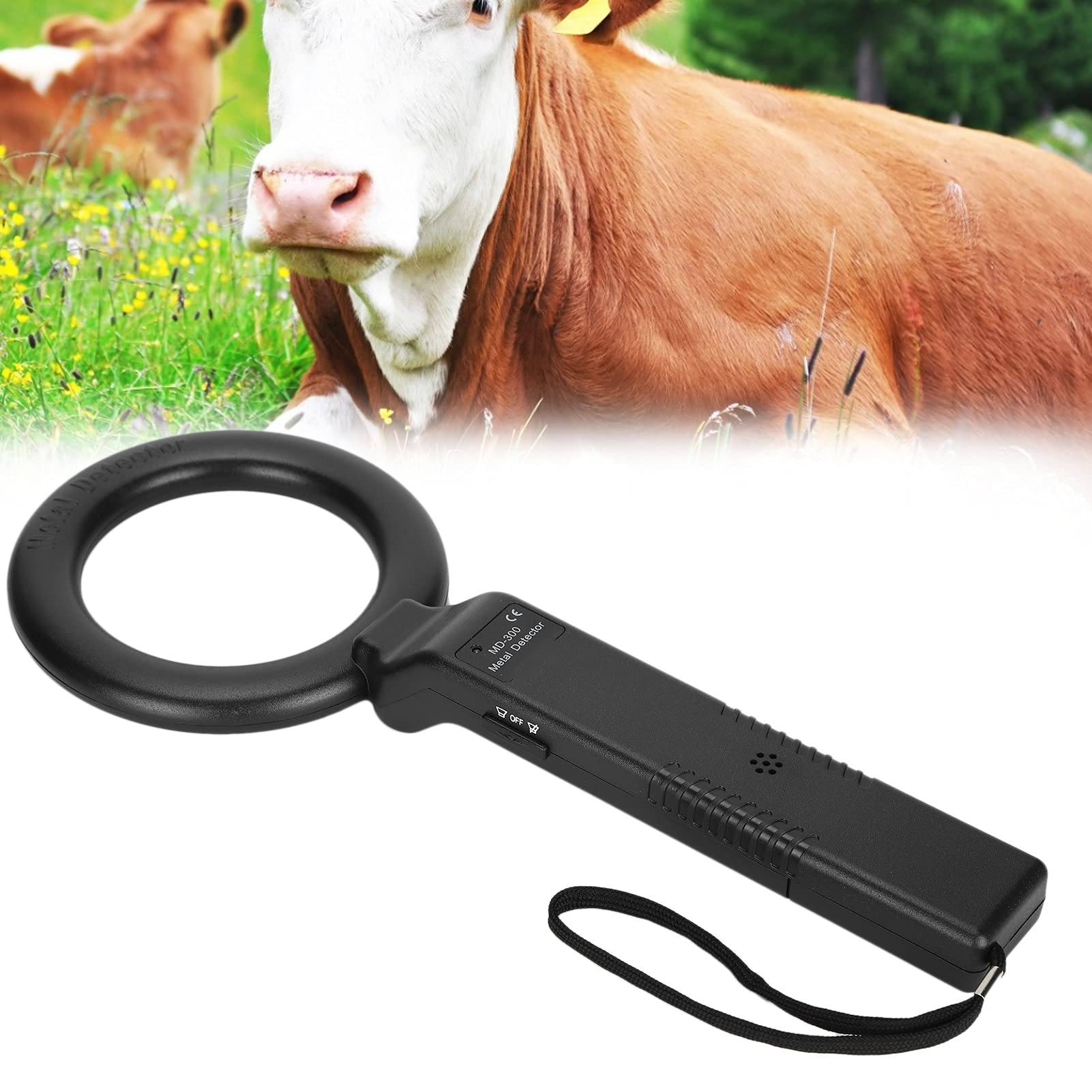 Escáner portátil ultrasensible para la salud del estómago de la vaca, detector de metales, equipo veterinario