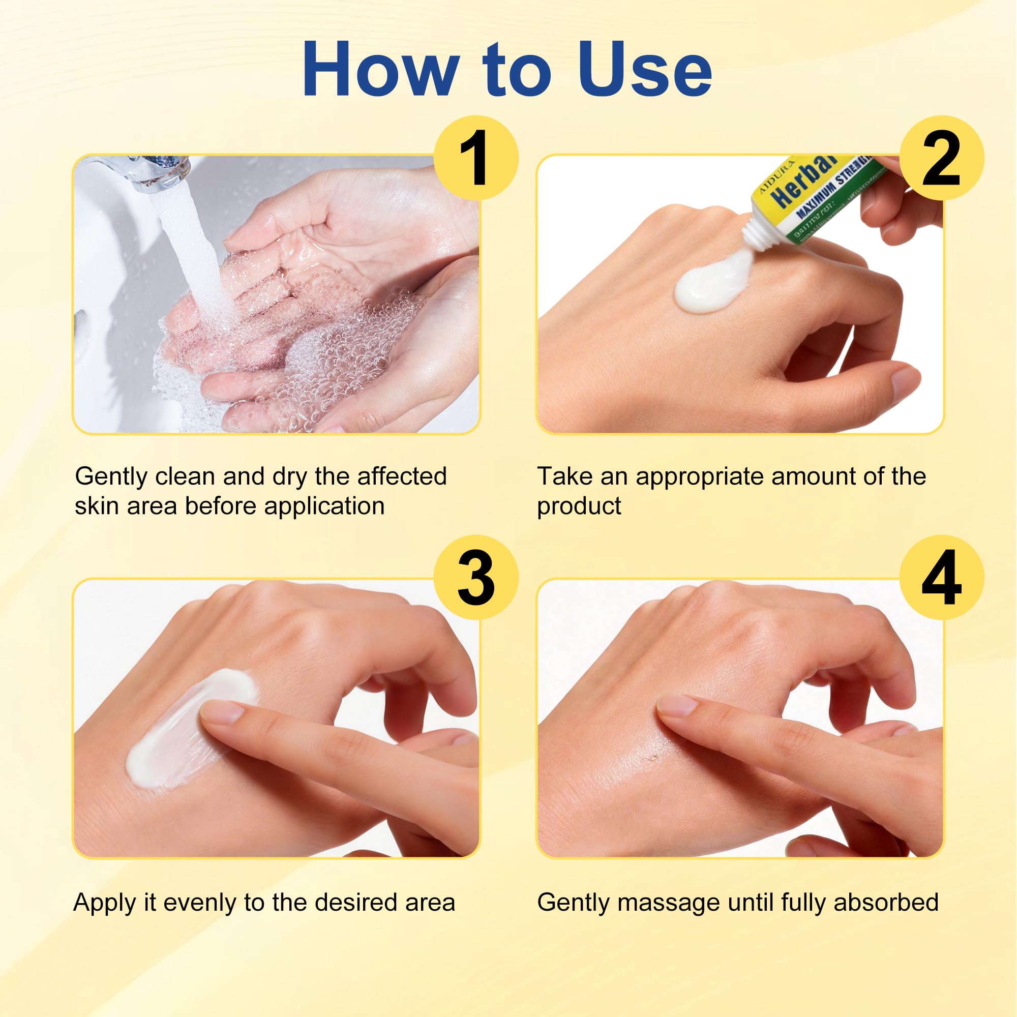 Psoriasis Cream, Natural Seborrheic Dermatitis Relief for Itchy Flaky Skin, Soothing Ointment for Redness & Scaling 20g — view 8
