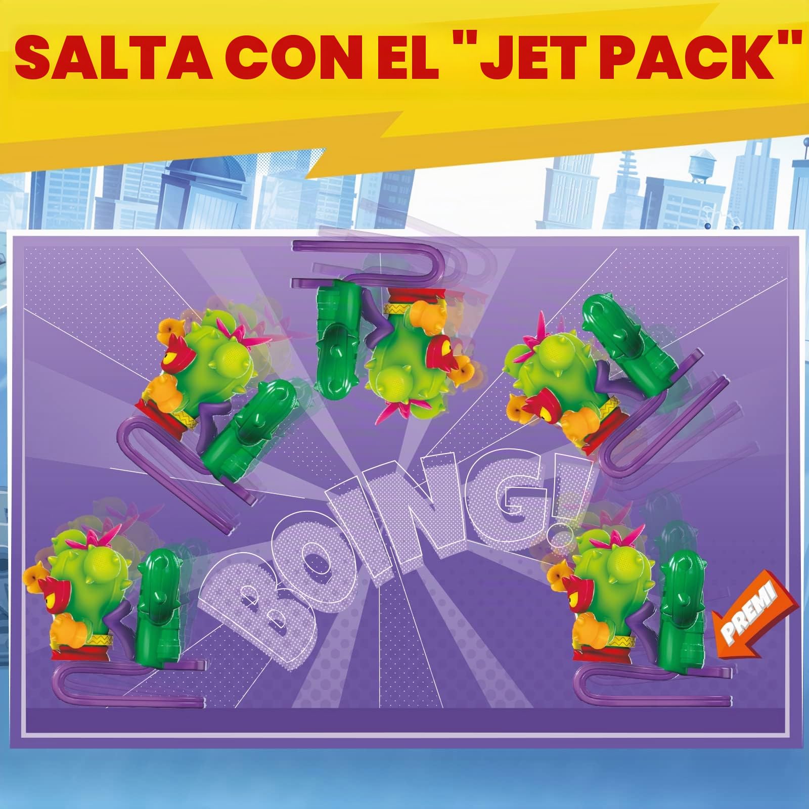 SUPERTHINGS - Spike Roller, Gran vehículo con Dos vehículos acoplables, 3 Superthings y 1 Kazoom Kid exclusivos