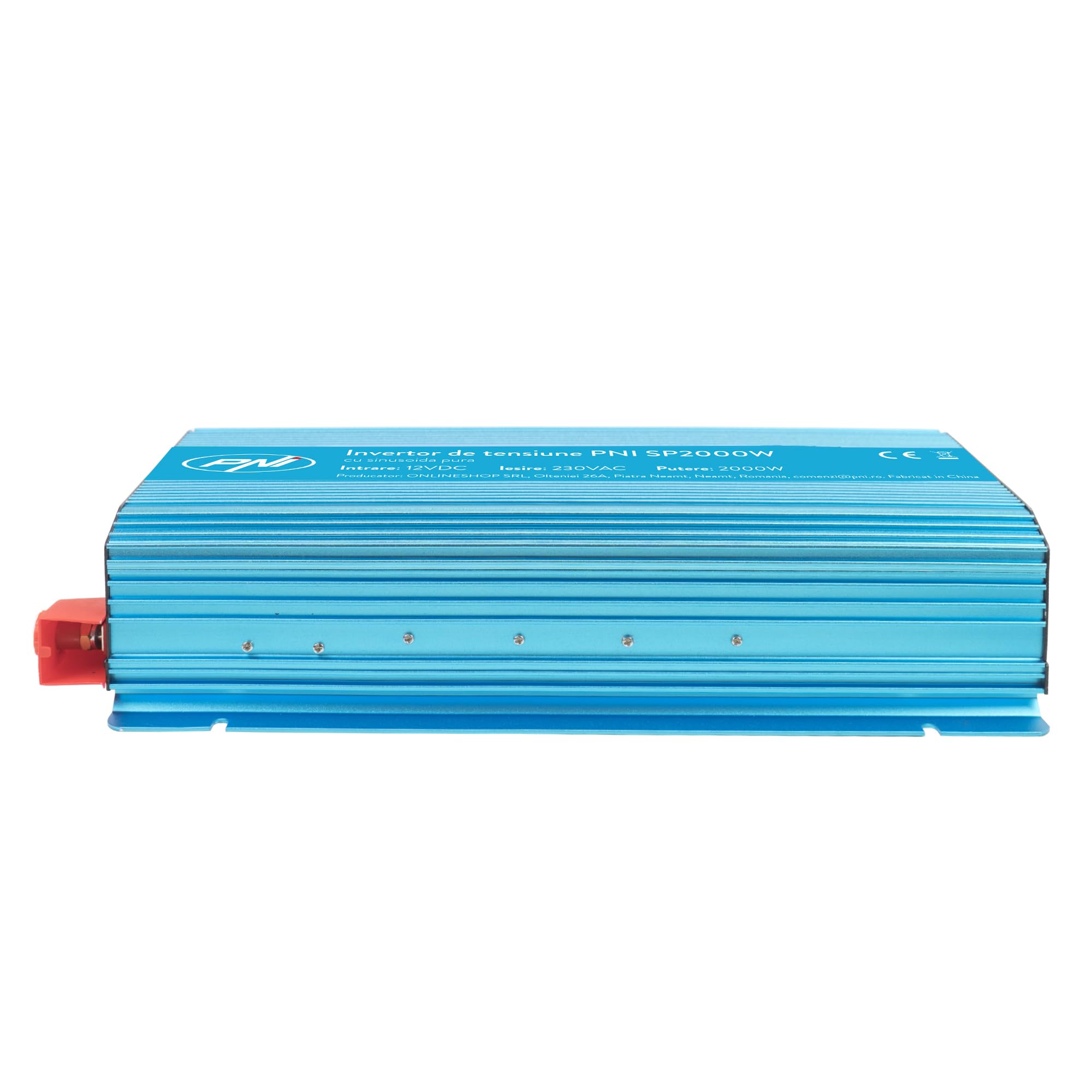 Inversor de Voltaje PNI SP2000W con sinusoide Pura, Fuente de alimentación de 12V