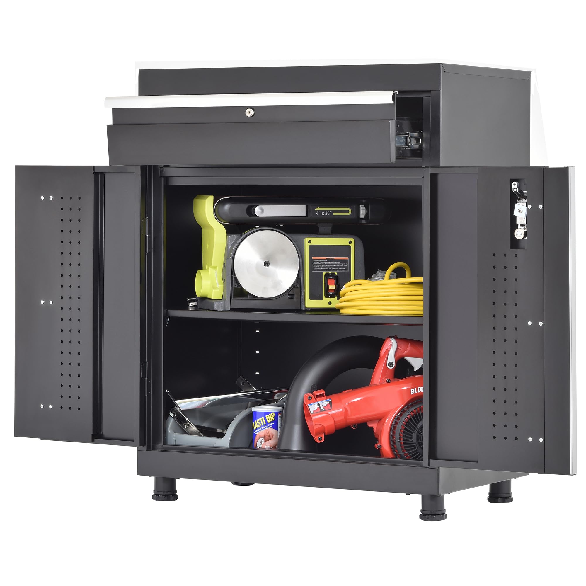 Amazon.com: Sandusky Lee MADF301836-9M Modular Base Metal Storage