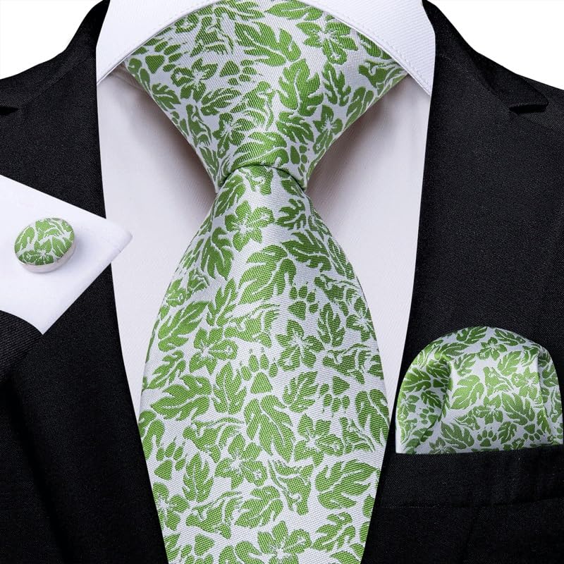 Set de corbata tejida de seda para hombre miniatura 2
