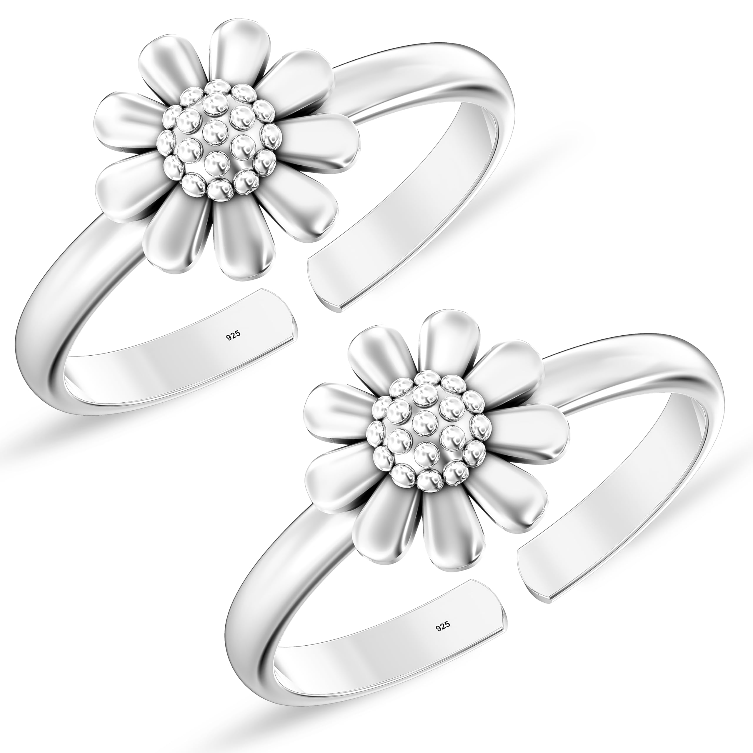 Silver Style 925 Sterling Silver Toe Ring For Women And Girls (B0993MDXSY) Amazon Price History, Amazon Price Tracker