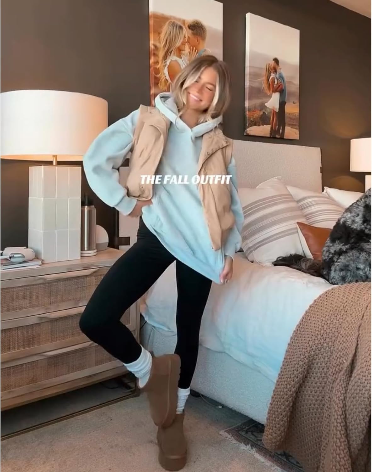 Ainangua Women Cropped Puffer Vest Button Sleeveless Light Jacket Scrunch Stand Collar Essentials Gilet with Pockets - Image 2