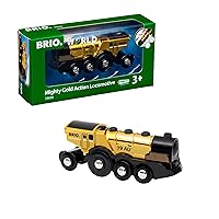 BRIO Grande Locomotiva Dorata con Azioni, Treni